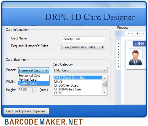free id card making software